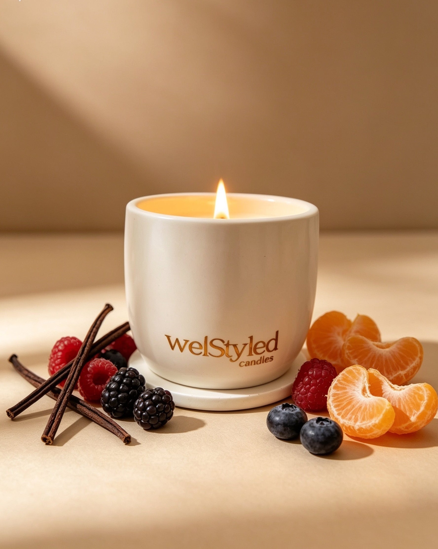 Smoked Berries & Mandarin