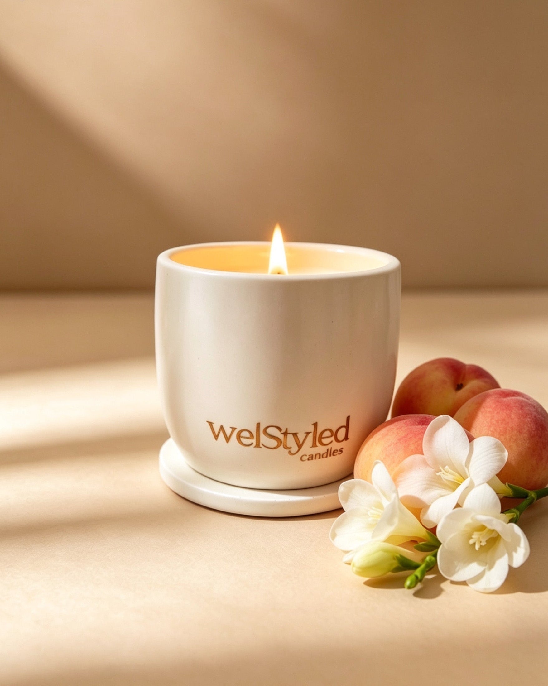 White Peach & Freesia